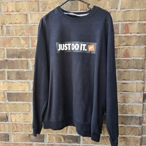 Nike Black and White Sweater